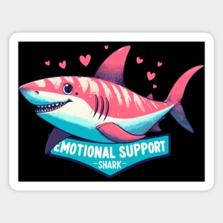 Cute Emotional Support Shark Magnet